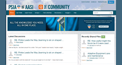 Desktop Screenshot of community.thesnowpros.org