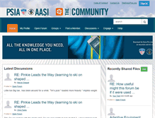 Tablet Screenshot of community.thesnowpros.org
